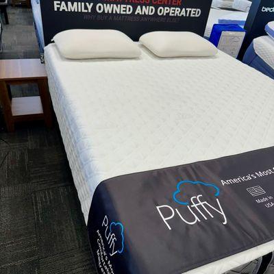 Puffy mattress sleep like a cloud.