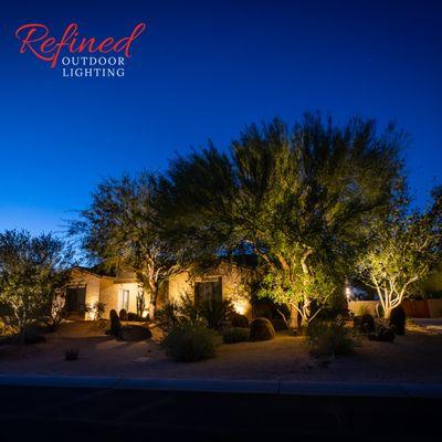 Landscape lighting design and installation in North Scottsdale