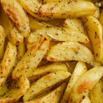 Roasted lemon potatoes