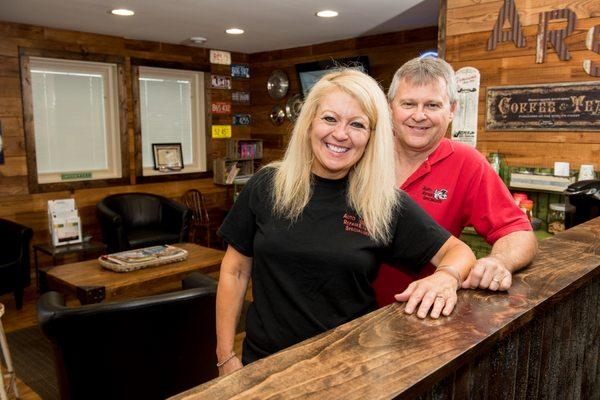 Owners, Dave & Gina Timm