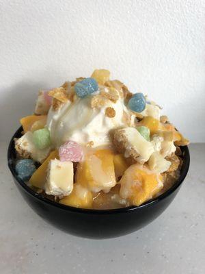 Mango Cheesecake Bingsu (good)