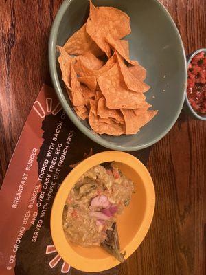 House Chips with Guacamole