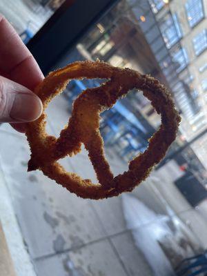 Peace, Love, & Panko Breaded Onion Rings