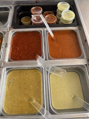 The sauces