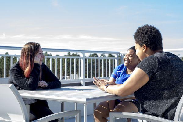 Hangout on our rooftop terrace!