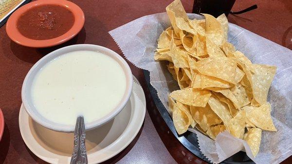 Medium cheese dip - very thin and runny but tastes good