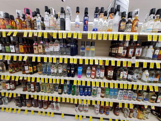 Almost all the alcohol is on sale!