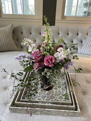 Custom floral arrangement