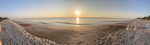 Panoramic beach