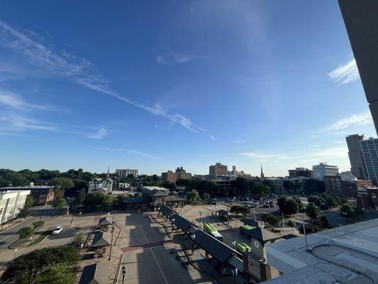 Rooftop view