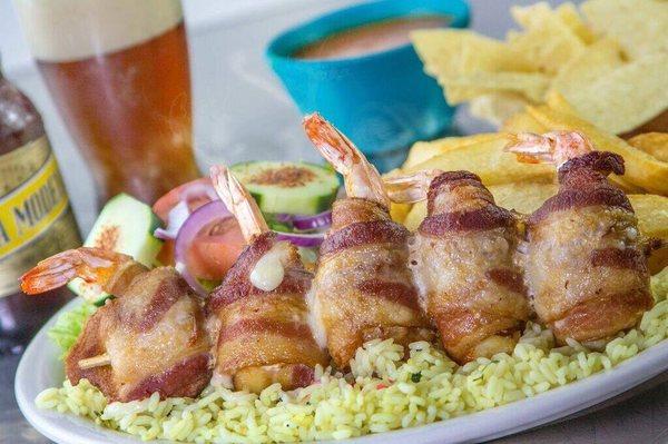 Shrimp and bacon