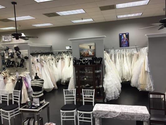 Wedding dresses too! Fun!