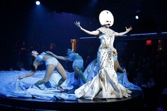 From "Queen of the Night"  created the Queen and Daughter masks, working with designer Thom Brown.