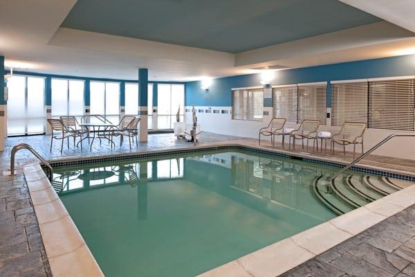 Take a dip in our indoor pool!