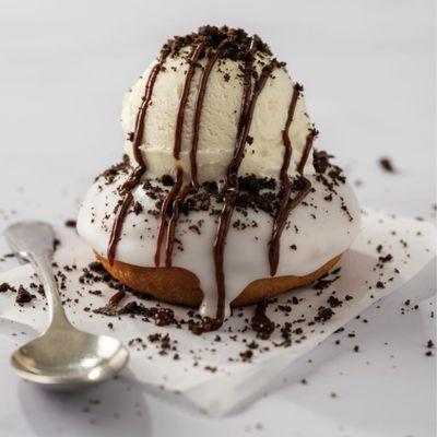 Duck Donuts Donut Ice Cream Sundae