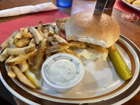 Beer Battered Fish Sandwich