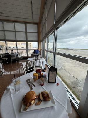 Bar area looking out to the ramp.