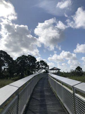 Path that leads to a gazebo