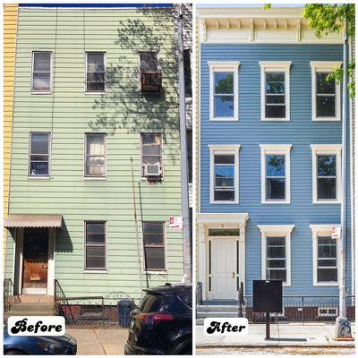 183 Kingsland Ave before and after