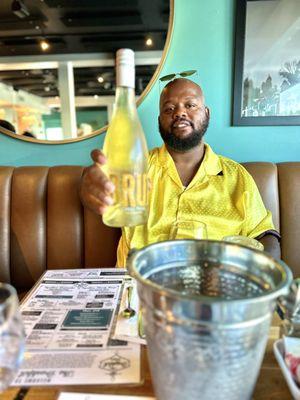 Me at brunch in my birthday shirt ‍