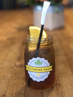 Nectarine Iced Tea