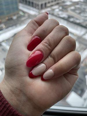 Another view of my valentine nails