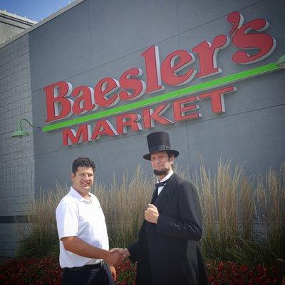 Baesler's are always so welcoming and giving. Thank you for letting Honest Abe Roofing do some commercial shooting.