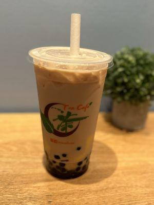 Signature Milk Tea w/boba & pudding - Jumbo $8