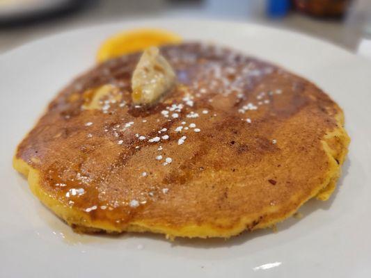 Pumpkin pancake! YUM!