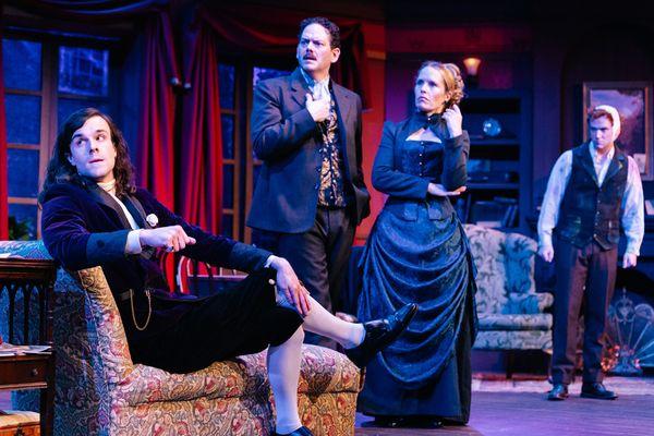 A performance of Sherlock Holmes and the Adventure of the Elusive Ear by David MacGregor, a Regional Premiere at Stage West