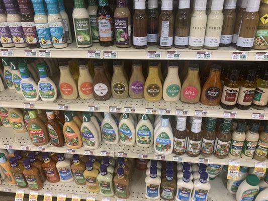 Hanley's local salad dressing sold here; the sensation is my favorite!!