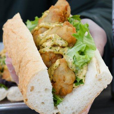 Fried Oyster Po'Boy