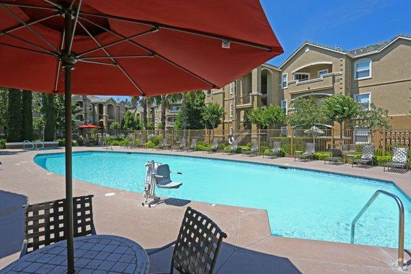 Sparkling Pool at Broadleaf Apartments