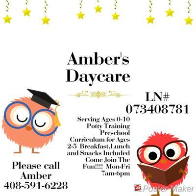 Amber's daycare