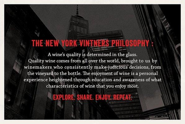 The New York Vintners Philosophy