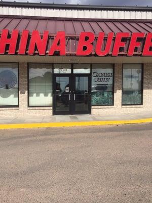 China buffet located in a shopping strip