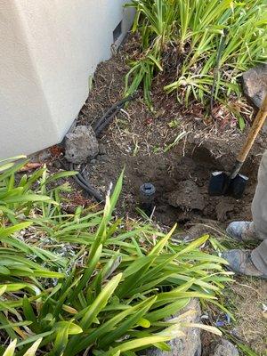 Outdoor sewer cleanout