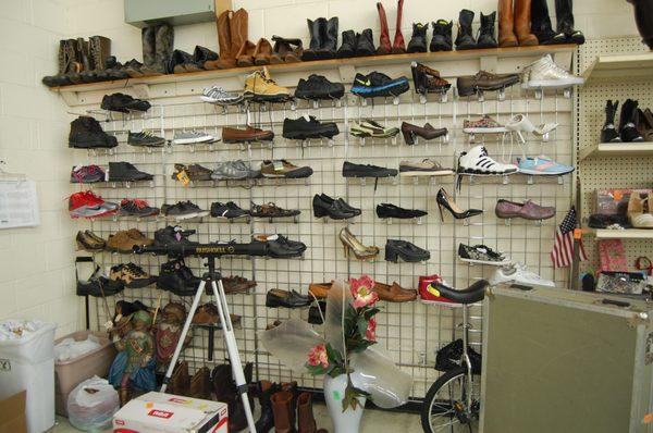 Plenty of shoes to choose from.