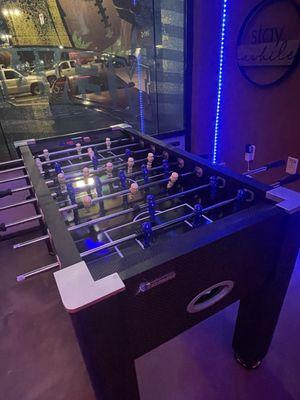 Awesome Foosball table! Not many place have this game.