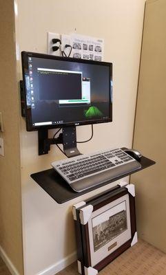 VESA mount, PC & ErgoMart wall mount installation and set up. #ITninjas #DentalIT #NorthernMichiganIT