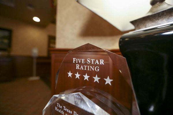 WillowBend receives a Five Star Rating