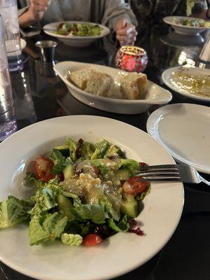 Salad and Bread