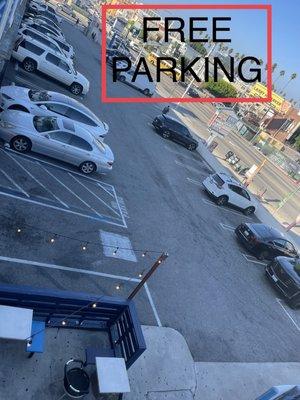 FREE PARKING