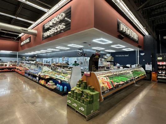 A Portion of the Meat, Seafood and Halal Area