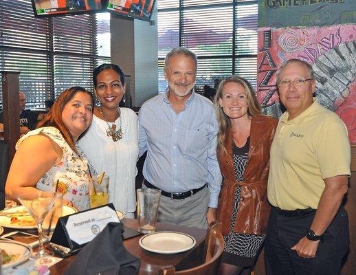 Ingrid, Direct Access Coordinator, Miriam B., Dr. Scudera, Ande Burke, Marketing Director and Dr. Garone