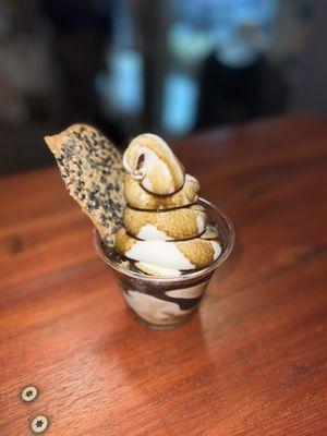 Hojicha soft serve