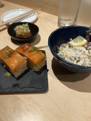 Anchovy potato salad