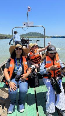 On a boat to see the pearls of Thailand