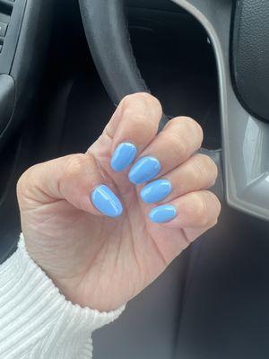 DND aqua blue acrylic