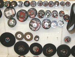 We have a complete line of abrasives.